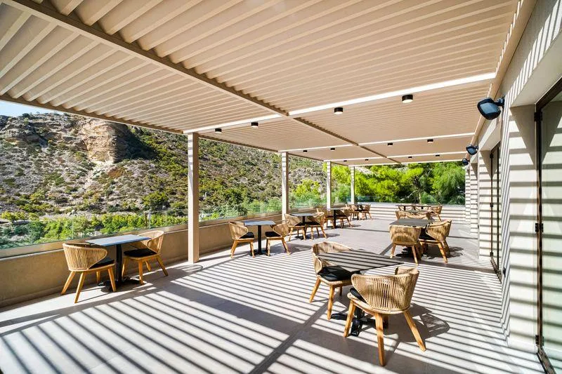 Terrace, Harmony E Rock Hotel & Resort, Crete