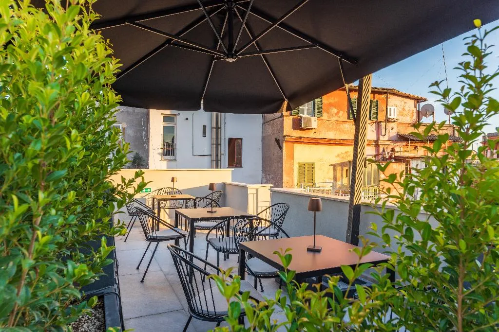 Terrace, Hotel Raffaello, Sure Hotel Collection by Best Wes, Rome