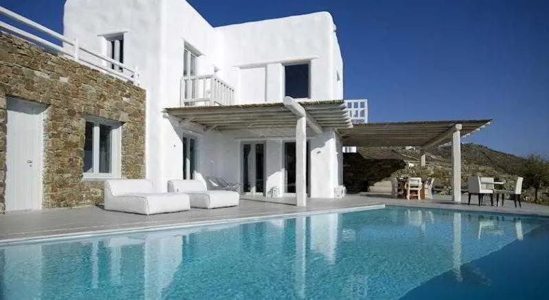 Lobby, Ammos Villas In Houlakia, Mykonos