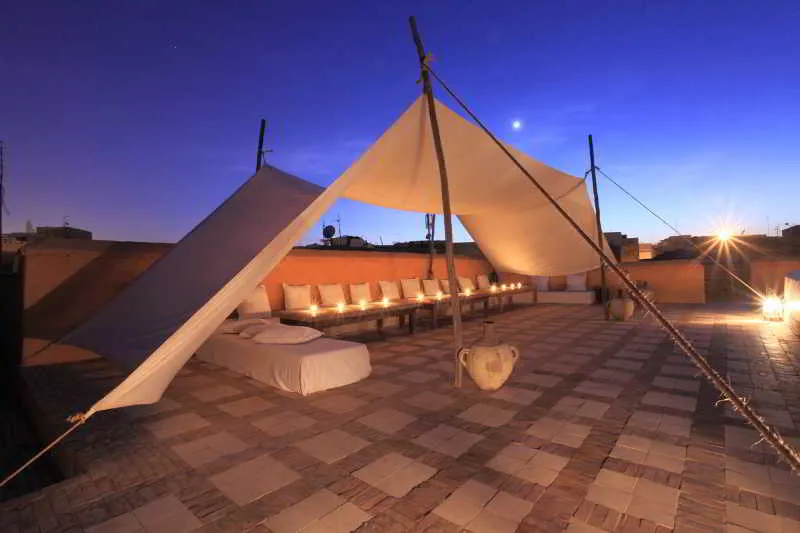 Terrace, Riad Sara & Sara Srira, Marrakech