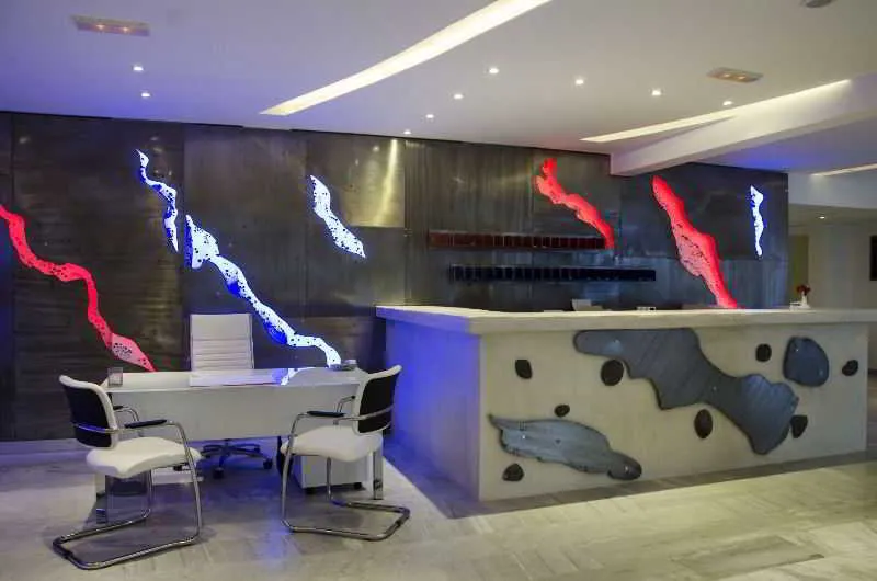 Lobby, RK Beach hotel, Santorini
