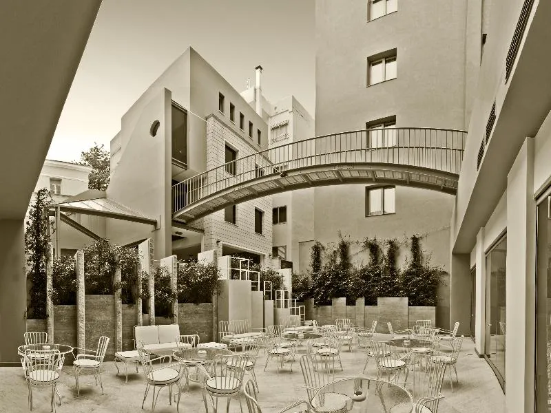 Terrace, Aquila Atlantis Hotel, Crete