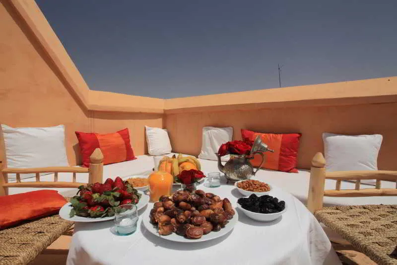Terrace, Riad Dar Aicha, Marrakech