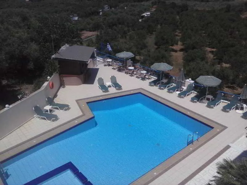 Terrace, Poseidon Apartments, Crete