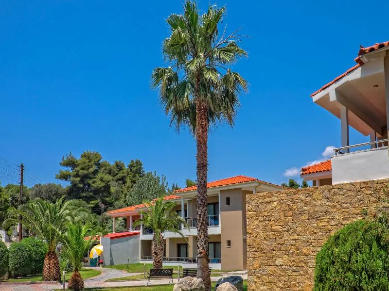 Terrace, Lagomandra Beach Hotel, Halkidiki