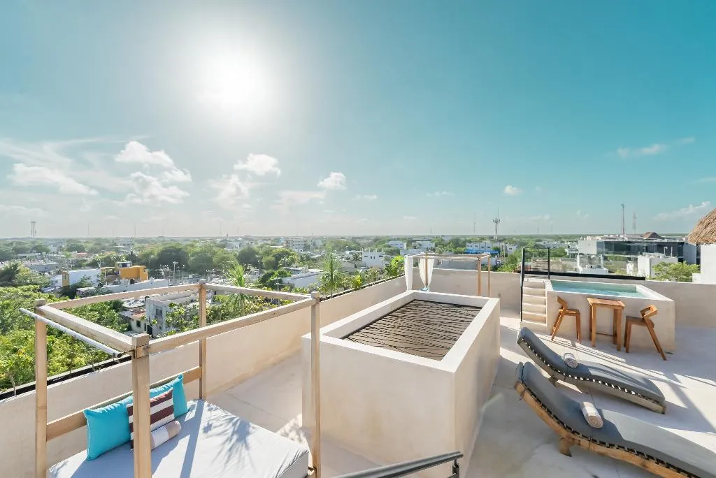 Terrace, Prana Tulum Boutique Hotel, Cancun Area
