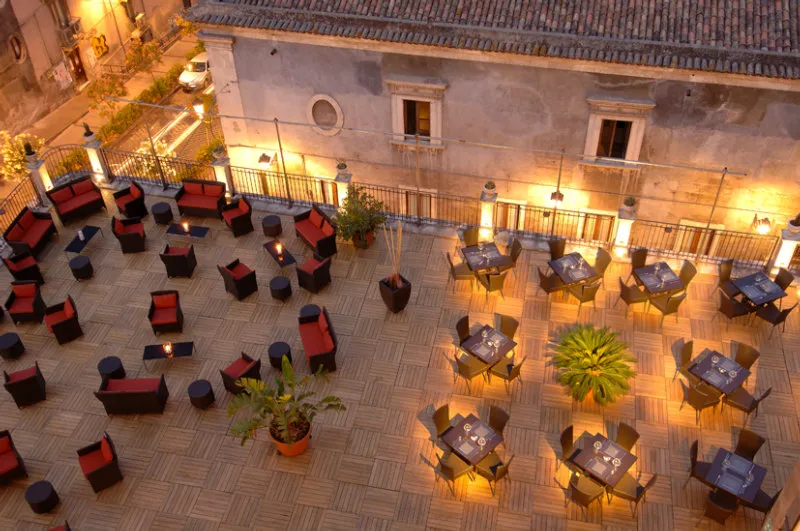 Terrace, Hotel Royal, Catania