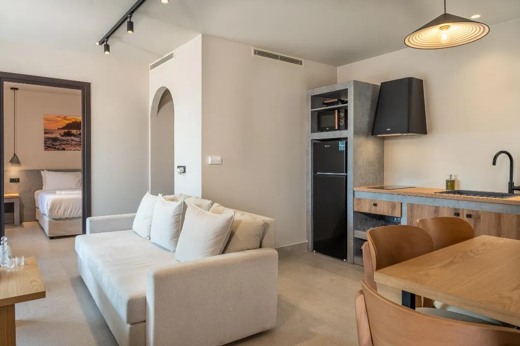 SUITE ONE BED Room, Volta Seaside Boutique Hotel, Crete