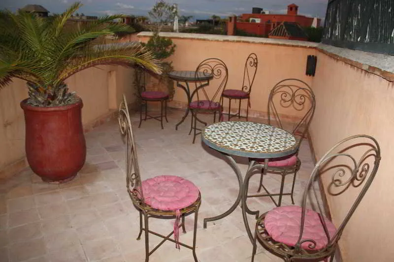 Terrace, Riad Ben Youssef, Marrakech