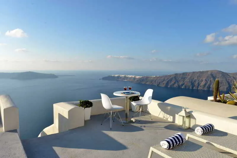 Terrace, Dreaming View Suites, Santorini