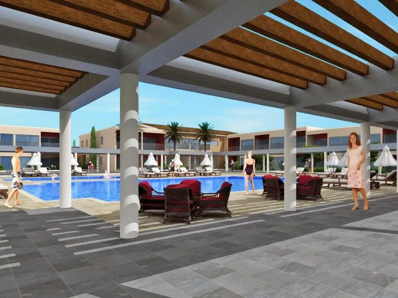 Terrace, Royal Blue Hotel & Spa Paphos, Cyprus