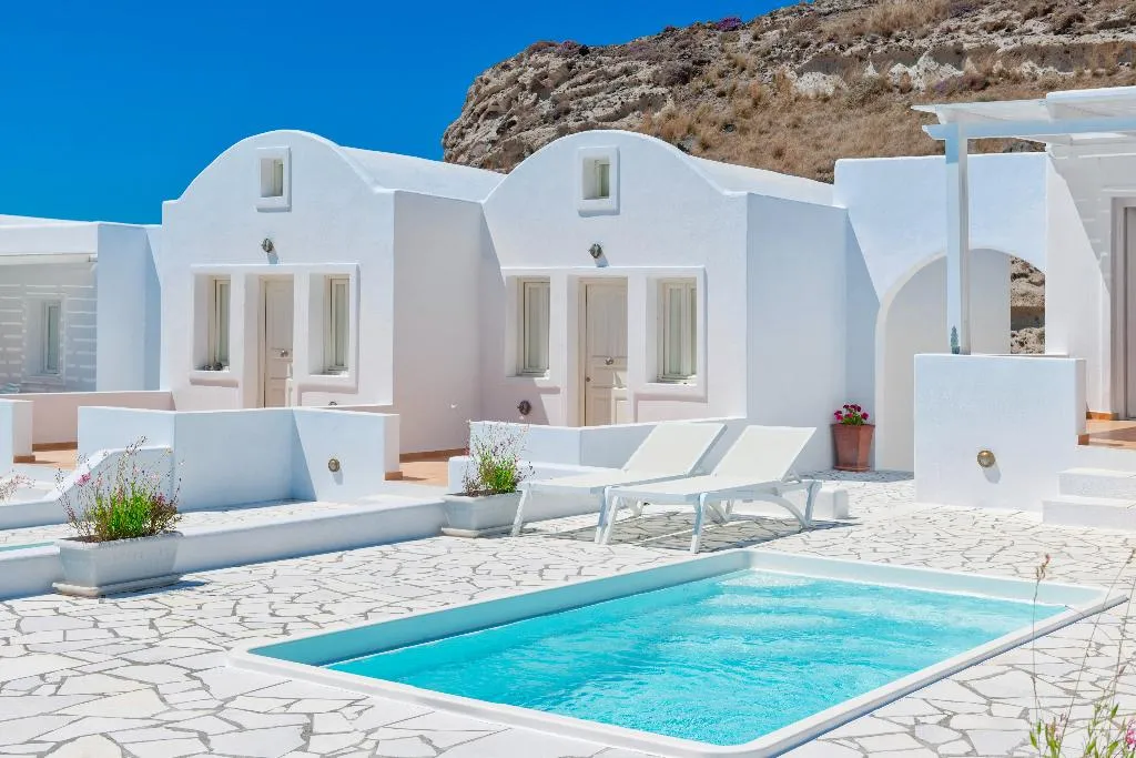 General view, Katharos Pool Villas, Santorini