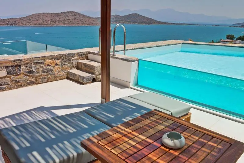 JUNIOR SUITE DELUXE WITH PRIVATE POOL Room, Royal Marmin Bay Boutique & Art Hotel, Crete