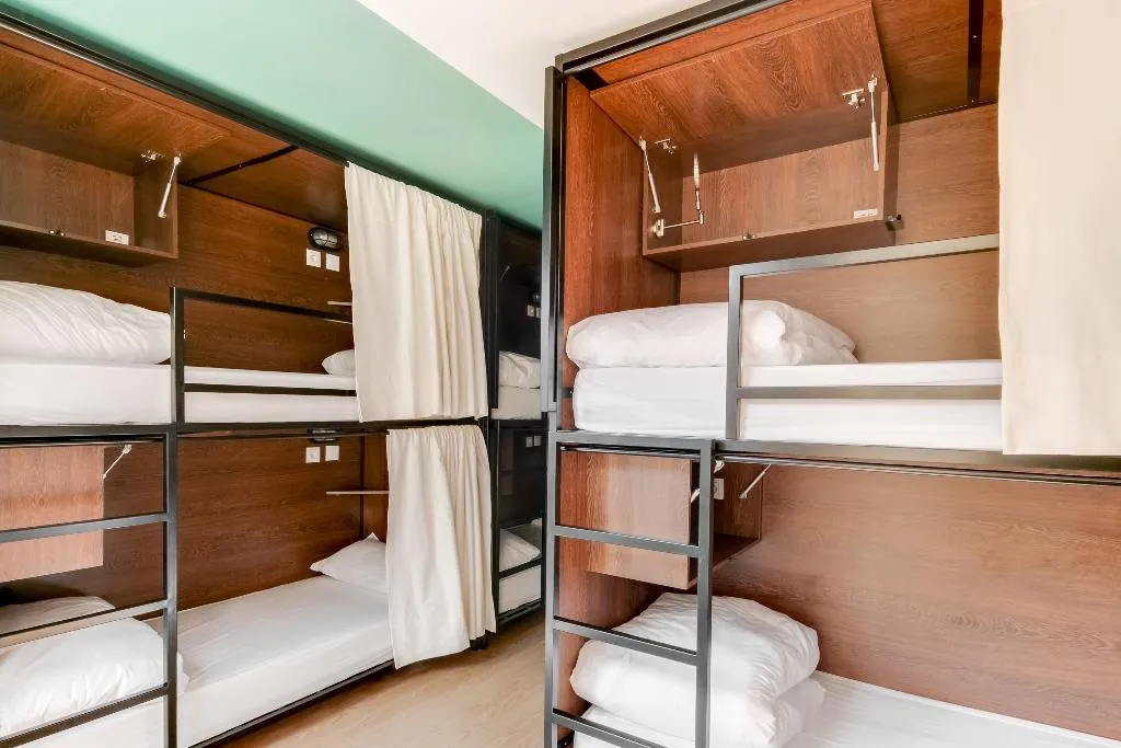 Bed in dormitory CAPACITY 6 ONE BEDROOM Room, Selina Porto, Porto