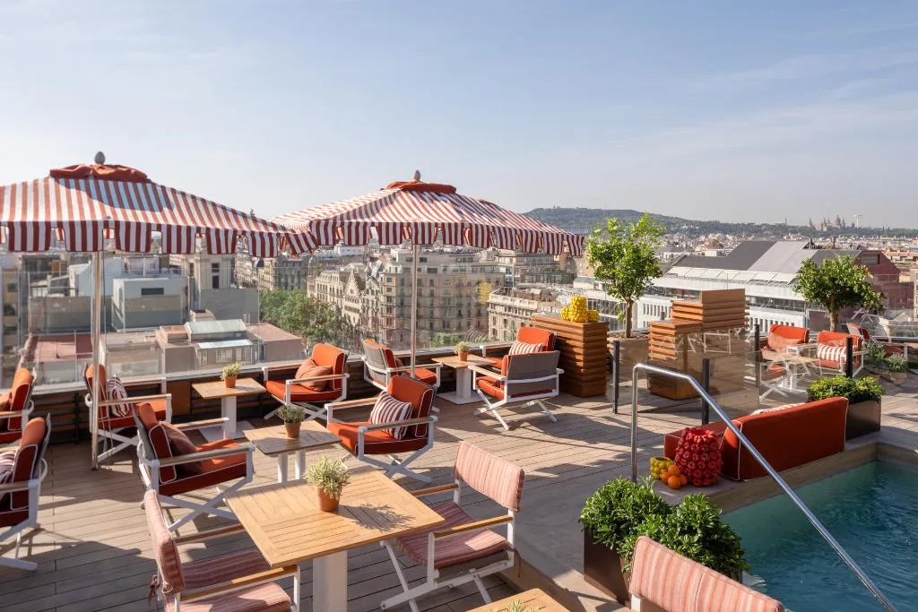 Terrace, Majestic Hotel & Spa Barcelona, Barcelona