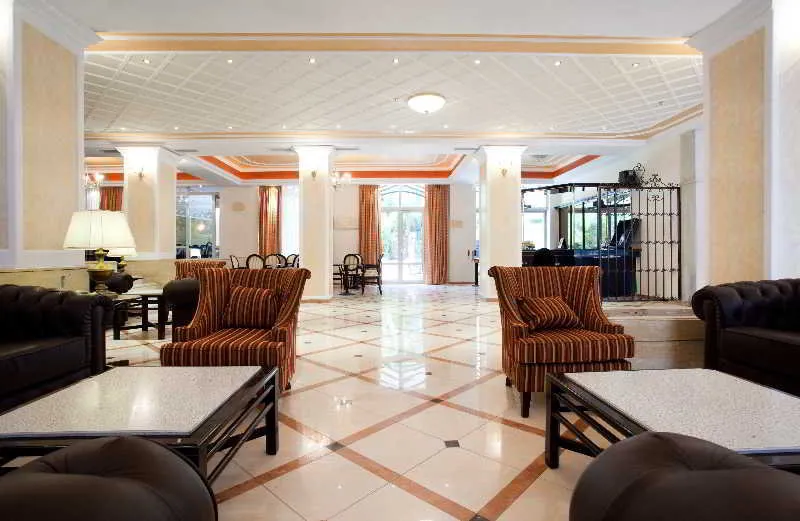 Lobby, Achillion Palace, Crete
