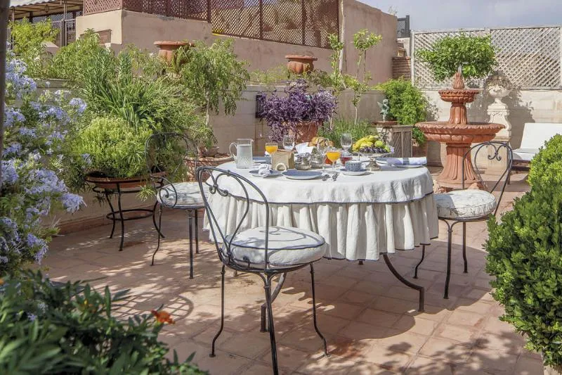Terrace, Dar El Mudal, Marrakech