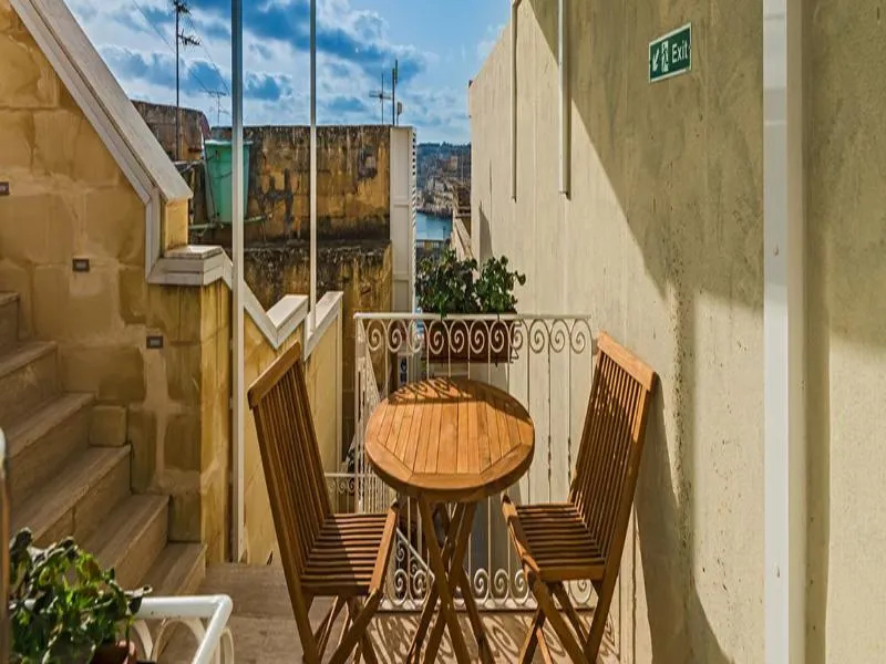 Terrace, Valletta Merisi Suites, Malta