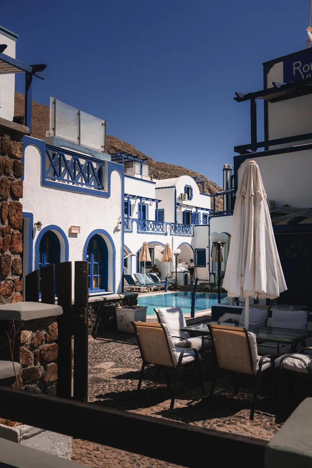 General view, Roula Villa, Santorini