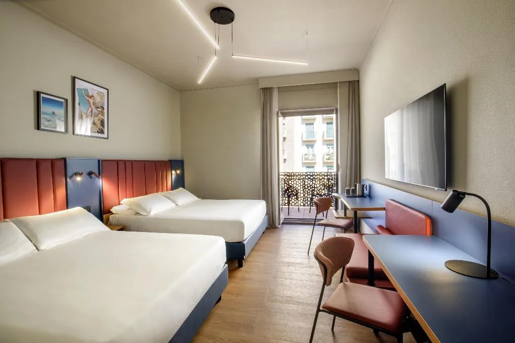DOUBLE TWO QUEEN BEDS Room, Best Western Plus Globus Hotel, Rome