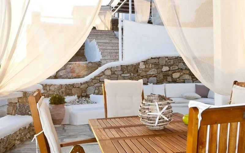 General view, La Maison Blanche, Mykonos