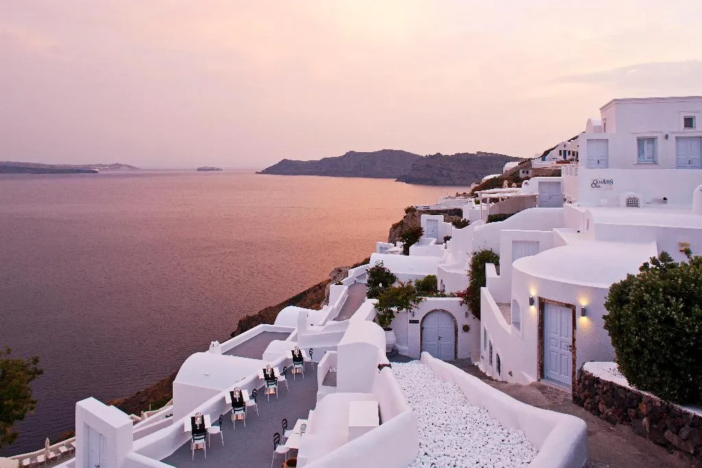 General view, Canaves Ena, Santorini