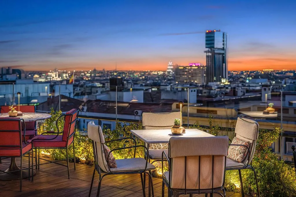 Terrace, Bless Hotel Madrid, a member of The Leading Hotels, Madrid
