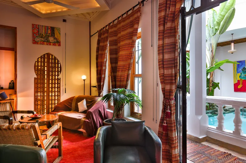 General view, Riad Moucharabieh, Marrakech