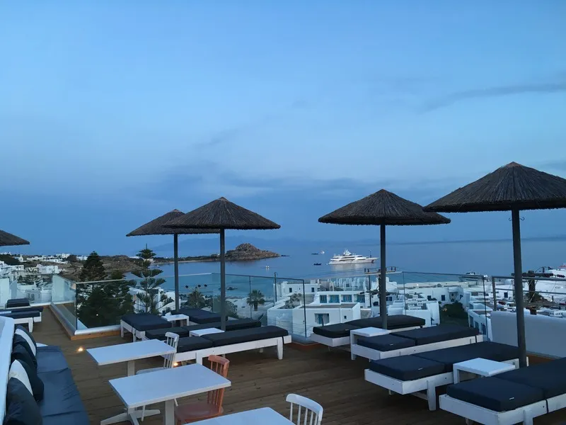 General view, The George Hotel, Mykonos