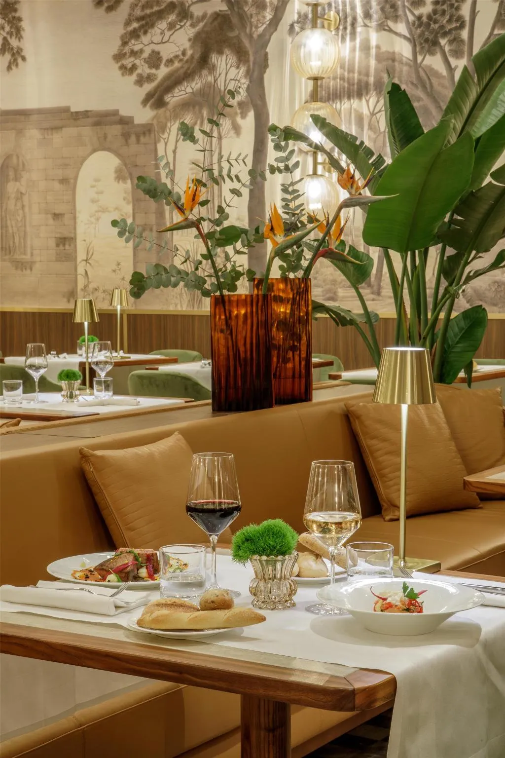 Restaurant, Hotel Imperiale, Rome