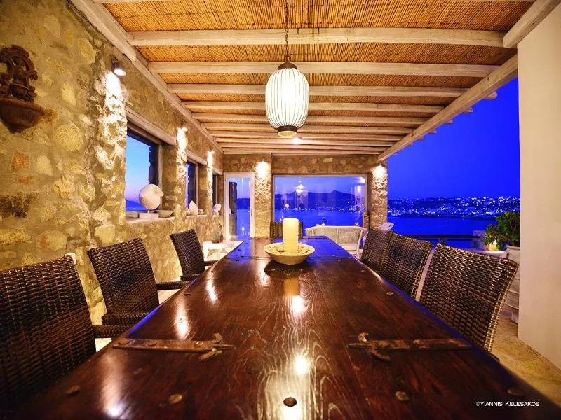 Terrace, Aegean Pearl Villas  Kanalia, Mykonos