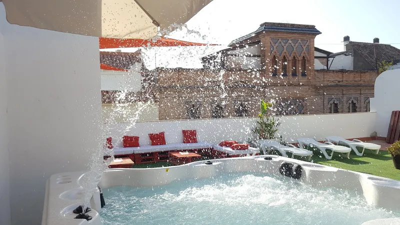 Terrace, Hotel y Apartamentos Doña Lola, Seville