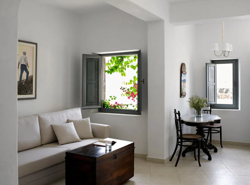 JUNIOR SUITE CLASSIC Room, Zannos Melathron Hotel By Omilos Hotels, Santorini