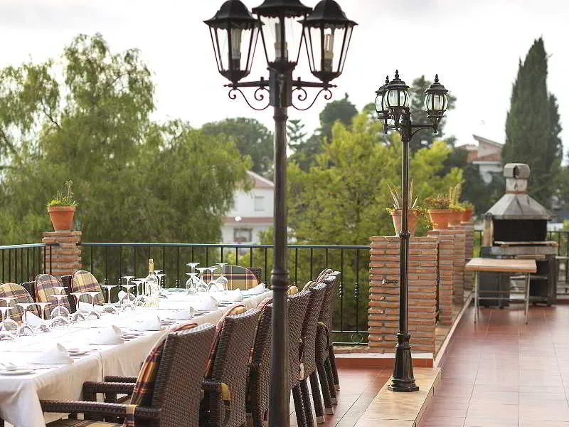 Terrace, Hotel - Bungalows Balcón de Competa, Seville