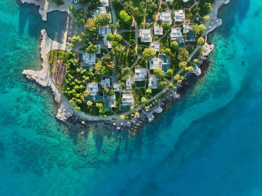 General view, Minos Beach Art Hotel, a Member of Design Hotels, Crete