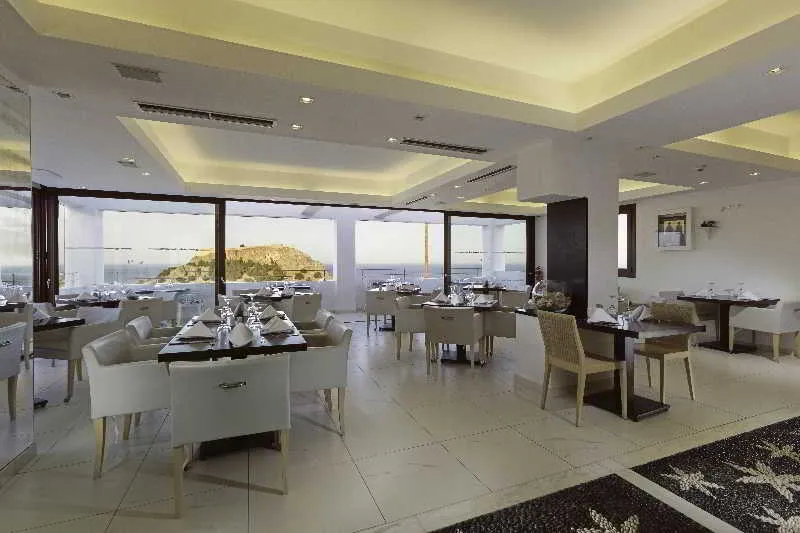 Restaurant, Lindos View Hotel, Rhodes