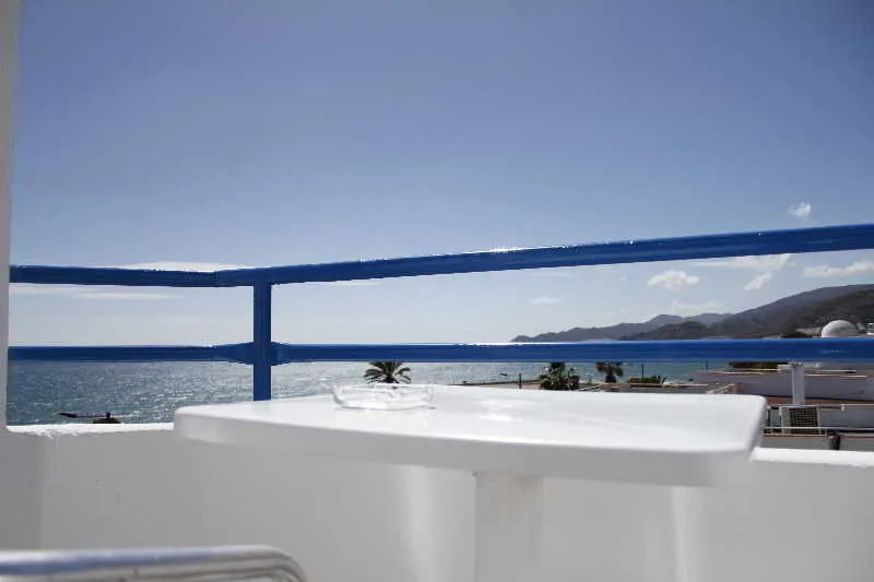 Terrace, Hotel Virgen del Mar, Costa Almeria