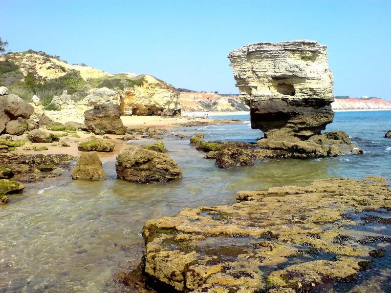Beach, Olhos Do Mar, Algarve