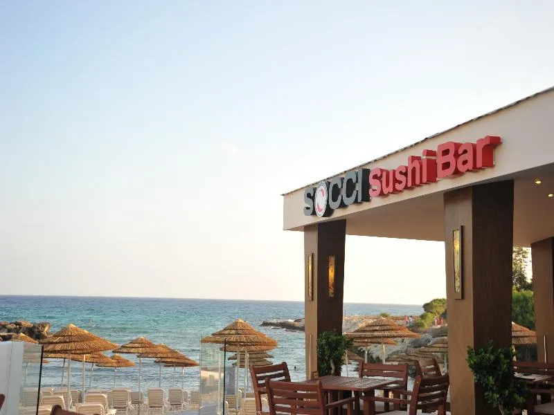 Restaurant, Adams Beach Hotel, Cyprus