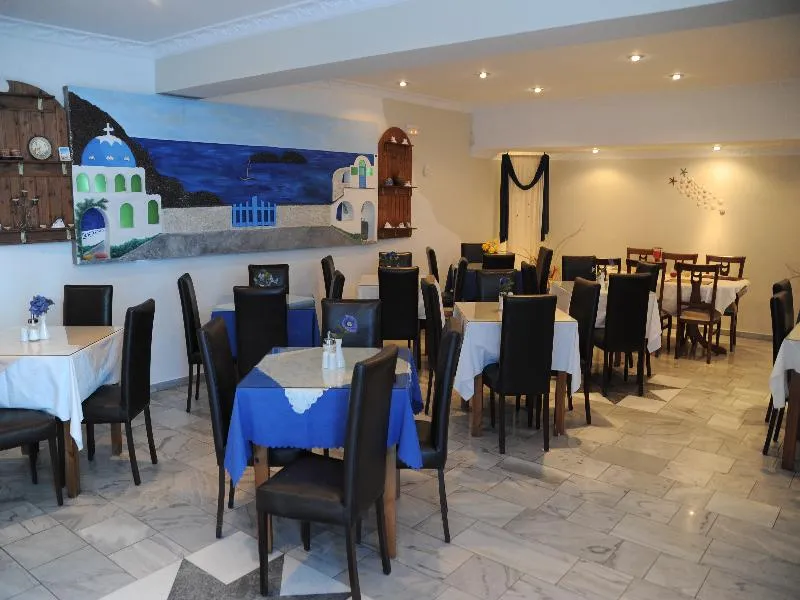 Restaurant, Perissa Bay, Santorini