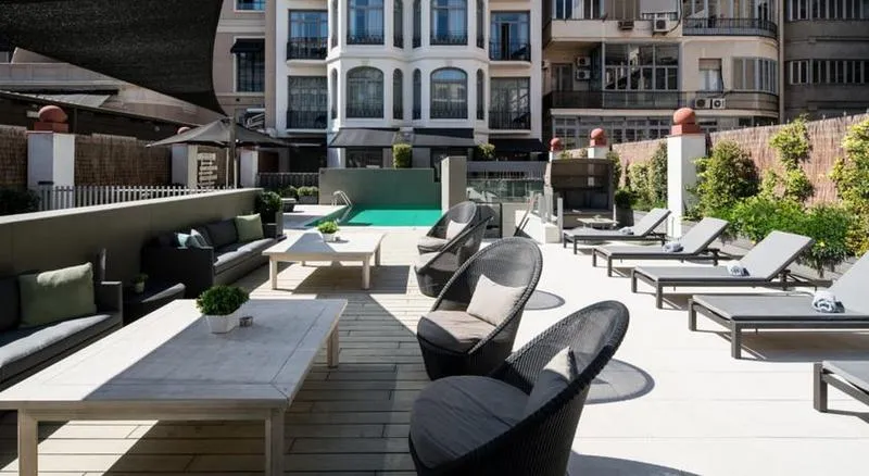 Terrace, Catalonia Passeig de Gracia, Barcelona