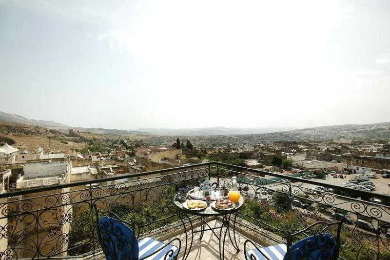 Terrace, Riad fes el bali, Fez