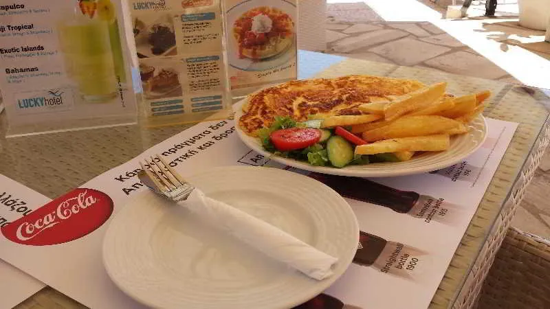 Restaurant, Lucky Hotel Apartments, Cyprus