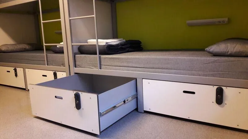 Bed in dormitory CAPACITY 8 Room, Youth Hostel Pere Tarres, Barcelona