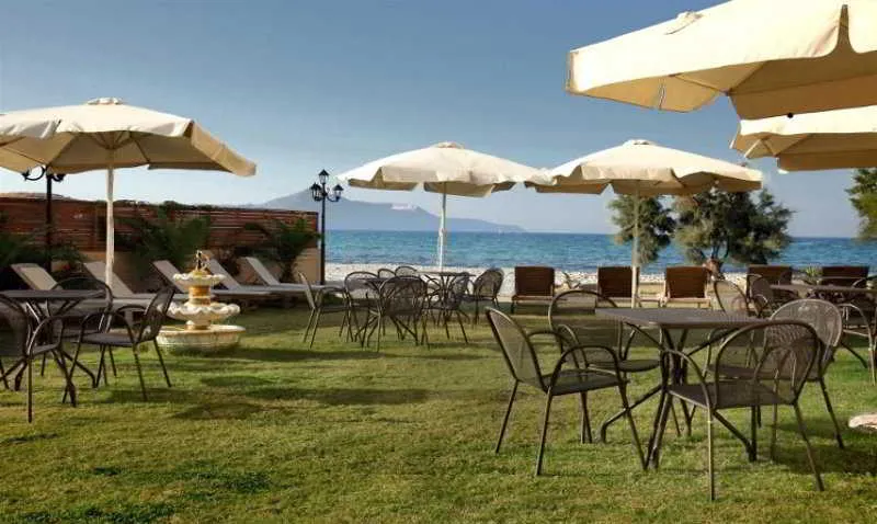 Terrace, Almyrida Studios, Crete