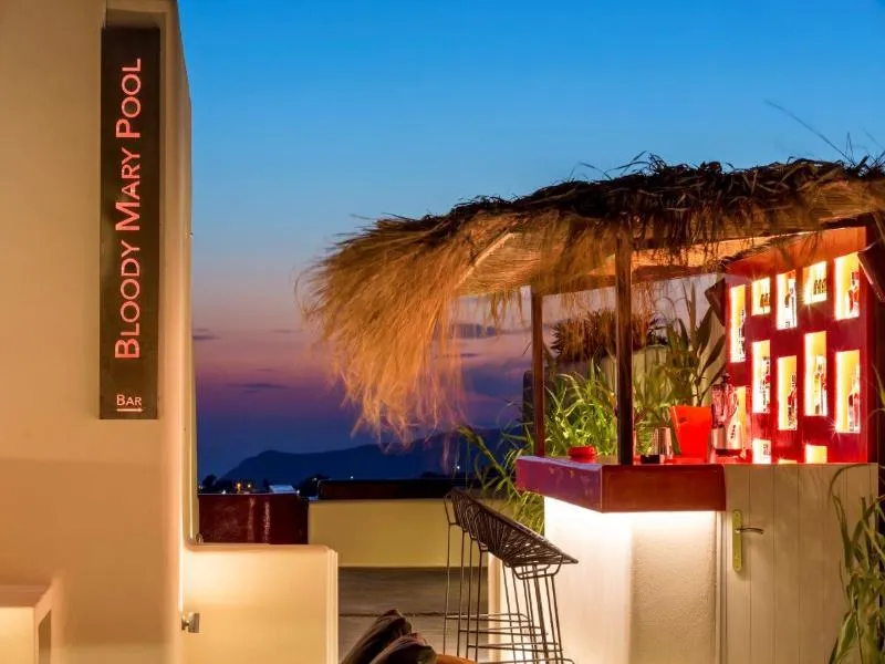 Bar, Art Hotel, Santorini