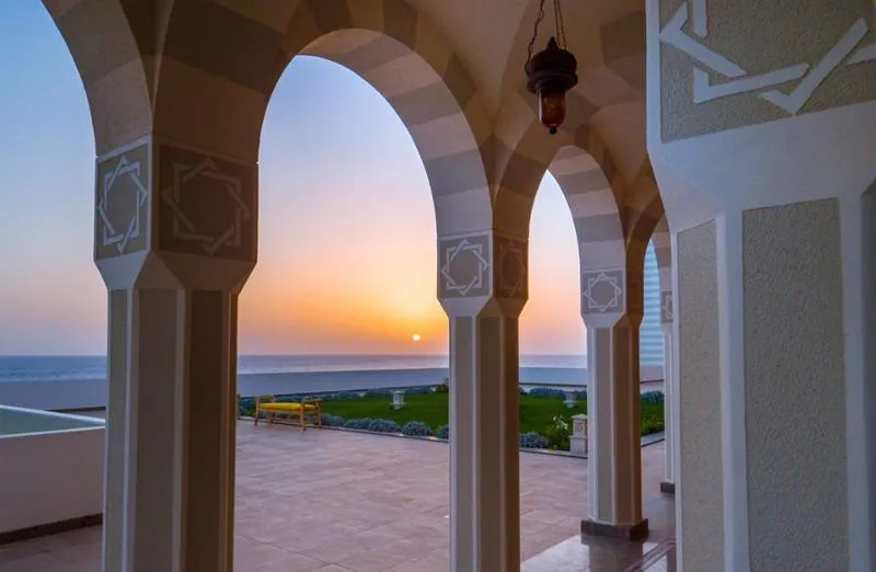 Terrace, The Oberoi Beach Resort, Sahl Hasheesh, Red Sea Riviera