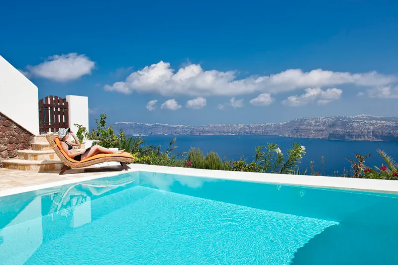 SUITE SUPERIOR WITH PRIVATE POOL Room, Maison des Lys, Santorini