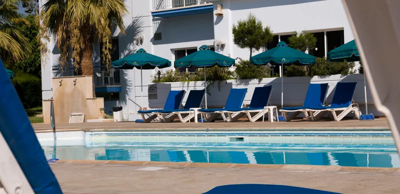 Pool, Blue Crane Hotel Apts, Cyprus