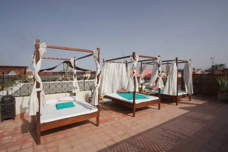 Terrace, Riad Dar Bounouar, Marrakech